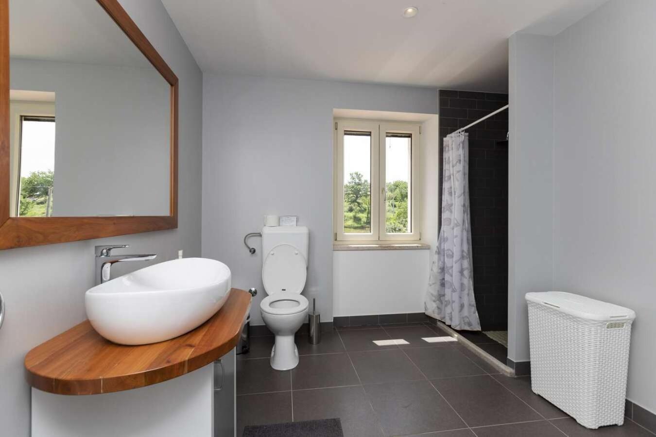 Villa Viscum In Central Istria For 8 Persons With Large Garden - Pet Friendly Pazin Kültér fotó